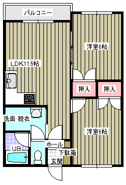 第８ＧＨＣ棟間取