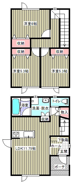 岡本様南町間取り