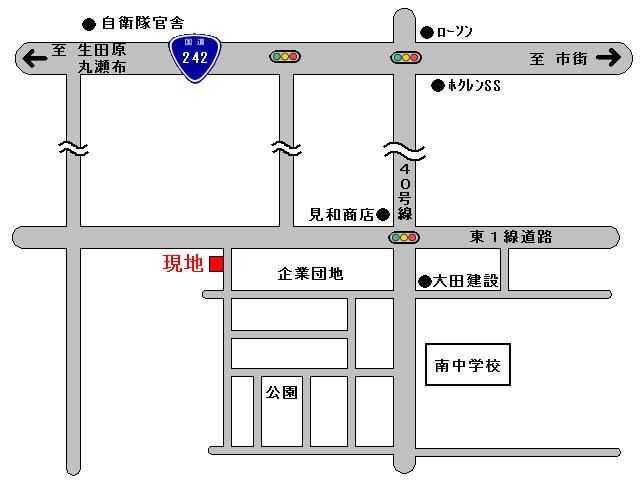 高橋正安様地図