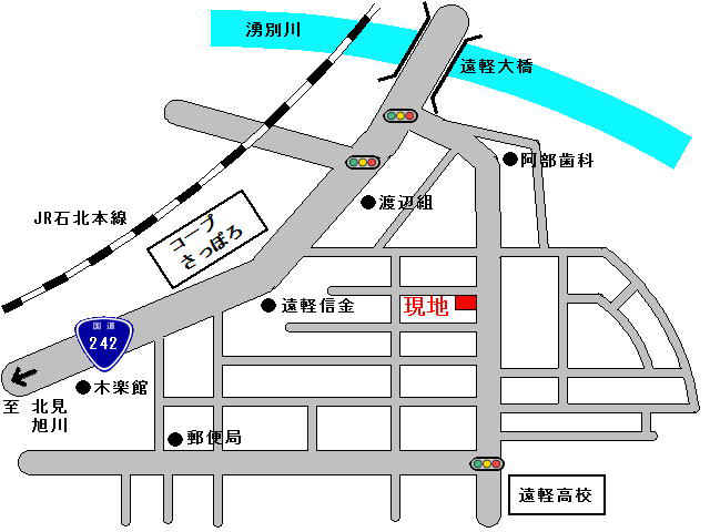 高橋宜三様南町地図