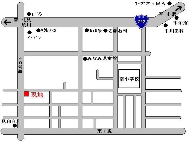 田中マンション地図